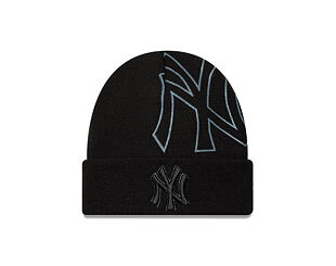 Beanie New Era - MLB Wordmark Beanie Medium Knit - NY Yankees - Black