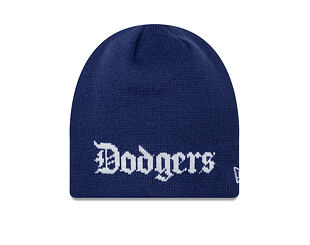 Beanie New Era - MLB Wordmark Skully Knit Thin - LA Dodgers - Royal