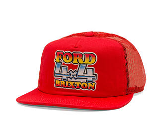 Cap Brixton - Ford 4X4 Chrome Trucker Hat - Rangoon Red