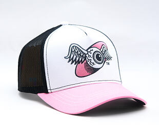 Womens Cap Von Dutch - Baseball - Embroidery - White / Pink