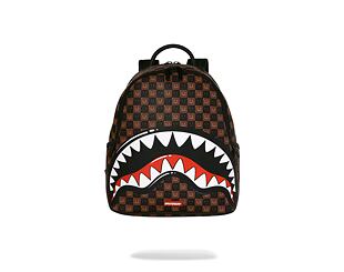 Backpack Sprayground - Sharks In Paris Wtf Bubble Brown Check Savage Backpack