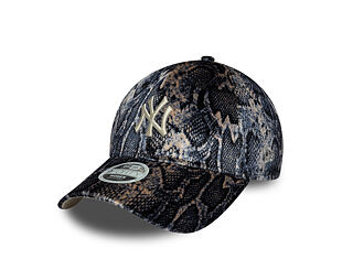 Womens Cap New Era - MLB Snake Print 9FORTY - NY Yankees - Black / Blush Pink