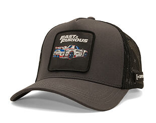 Cap Capslab - Fast & Furious Trucker - Tokyo Drift - Grey / Black