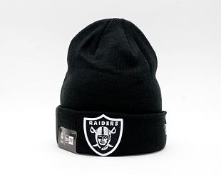 New Era NFL Essential Cuff Knit 2 Oakland Raiders  Black Winter Beanie