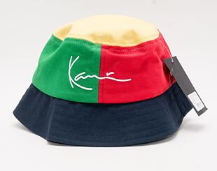 Karl Kani Signature Block Bucket Hat red/green/navy