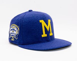 New Era 59FIFTY MLB Wool Milwaukee Brewers Cooperstown Blue Cap