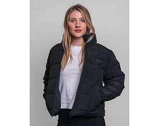 Karl Kani Small Signature Quilted Puffer Jacket black Womens Jacket