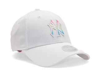 New Era 9FORTY Womens MLB Ombre Infill New York Yankees Optic White Cap