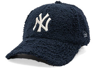 Kšiltovka New Era - MLB Borg Teddy Fleece 9FORTY - NY Yankees - Navy