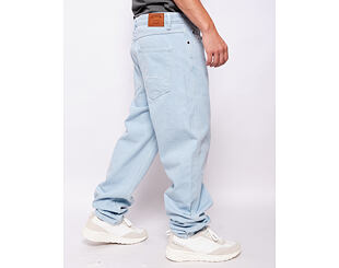 Džíny Karl Kani Small Signature Baggy Five Pocket Denim bleached blue