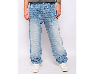 Džíny Karl Kani - Og K Aop Carpenter Straight Leg Jeans Blue