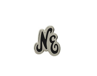 Pin New Era - Branded Cap Pin - Script - Silver
