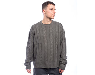 Karl Kani Og Cable Knit Os Sweater Black
