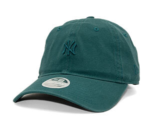 Womens Cap New Era - MLB Washed Mini Logo 9TWENTY - NY Yankees - Pine Green