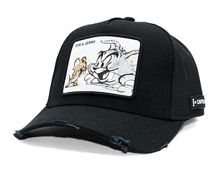 Cap casquette PREMIUM CAPSLAB TOM & JERRY,  effet bambo finitions premium