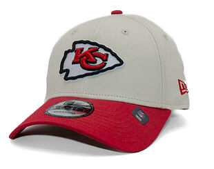 Cap New Era - NFL Wordmark 9FORTY - Kansas City Chiefs - Cream / Team Color