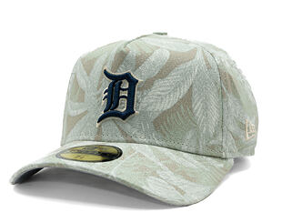 Cap New Era - MLB Three Looms "Leafy Palm" 59FORTY A-Frame - Detroit Tigers - Stone