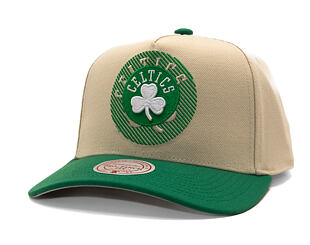 Cap Mitchell & Ness - Off Tilted - NBA - Boston Celtics - Off White