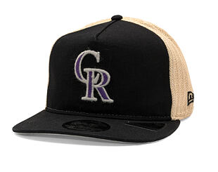 Cap New Era - MLB "Summer Twine Grained" 9FIFTY - Colorado Rockies - Team Color / Open Market Tan