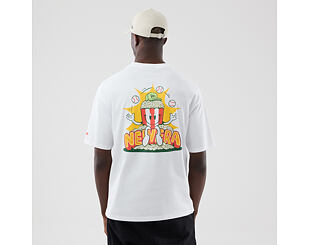 Tee New Era - Branded Food Character Oversized Tee - White
