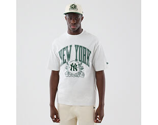 Tee New Era - MLB Arch Graphic Oversized Tee - NY Yankees - Heather Grey