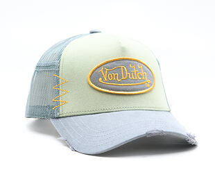 Cap Von Dutch - Trucker - Patch - Green / Light Blue