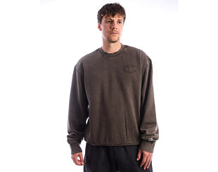 Sweatshirt Champion - Washed Black Crewneck Sweatshirt