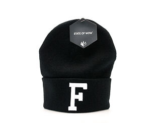 State of WOW Foxtrot Black #AlphaCollection Winter Beanie