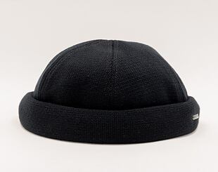 Stetson Cotton Knit Black 8811101 Docker Cap