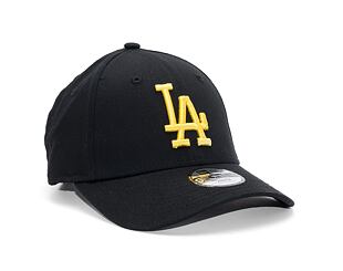 New Era 9FORTY Kids MLB League Essential Los Angeles Dodgers Black / Honey Yellow