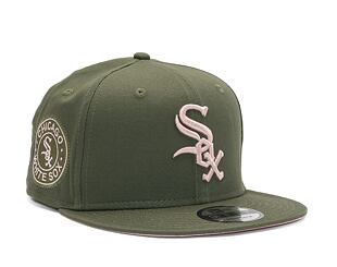 New Era 9FIFTY MLB Side Patch Chicago White Sox New Olive / Dirty Rose Cap