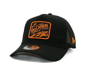 Kšiltovka New Era - 9FORTY Trucker Retro Graphic Patch - McLaren F1 - Black