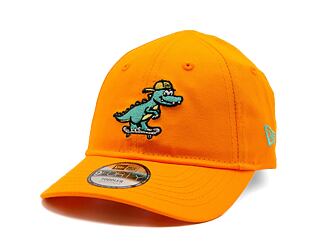 Dětská Kšiltovka New Era - Dinosaur 9FORTY - Papaya Orange / Teal