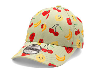 Dětská Kšiltovka New Era - Branded Fruit 9FORTY - Green