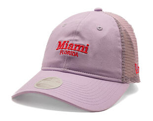 Dámská Kšiltovka New Era - Branded City Mesh 9TWENTY - Lila / Coral