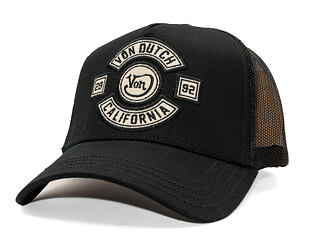 Kšiltovka Von Dutch - Trucker - MC Logo - Black/Black