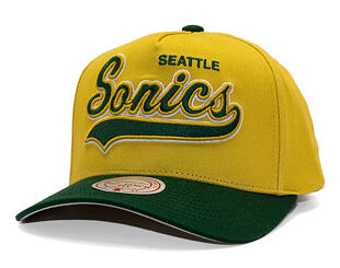 Kšiltovka Mitchell & Ness - Harvest Gold Pro Crown - Seattle Supersonics - Gold/Green