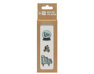 Pin New Era - Branded 3× Cap Pin Set - Silver
