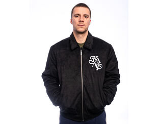 Jacket Karl Kani - Legacy Faux Suede Bowling Jacket - Black