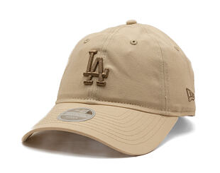 Womens Cap New Era - MLB Essential Midi Logo 9TWENTY - LA Dodgers - Cream