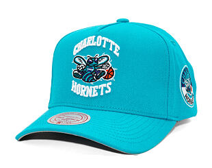 Mitchell & Ness - Charlotte Hornets - Double Clutch Pro Snapback Hwc - Teal