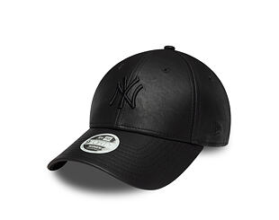 Womens Cap New Era - MLB PU Leather 9FORTY - NY Yankees - Black