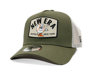 Cap New Era - Branded Summer Patch 9FORTY A-Frame Trucker - New Olive