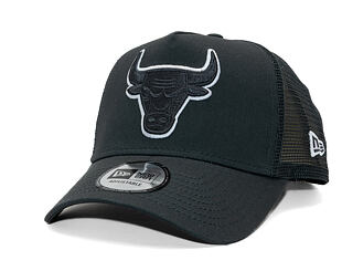 Cap New Era - NBA Outline 9FORTY A-Frame Trucker - Chicago Bulls - Steel / White