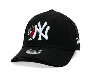 Kids Cap New Era - MLB Icon 9FORTY - NY Yankees - Black / White