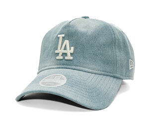 Womens Cap New Era - MLB Denim 9TWENTY A-Frame - LA Dodgers - Pastel Blue