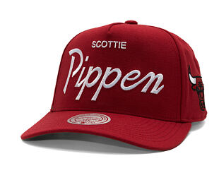 Cap Mitchell & Ness - Player Script Hwc - NBA - Chicago Bulls - Scottie Pippen - Red