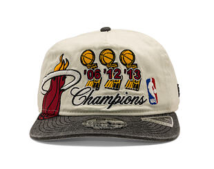 Cap New Era - NBA "Hardwood Classic Champions" 19TWENTY - Miami Heat - Chrome White / Team Color