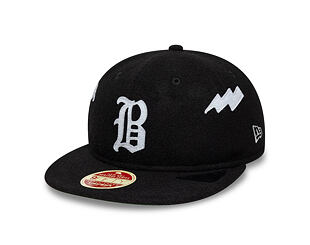 Cap New Era - MLB IMAGE DROP Heritage 9FIFTY Retro Crown - Atlanta Braves - Black