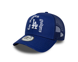 Cap New Era - MLB Wordmark 9FORTY A-Frame Trucker - LA Dodgers - Royal